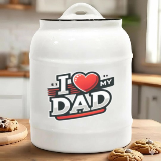 I love my dad Ceramic Cookie Jars