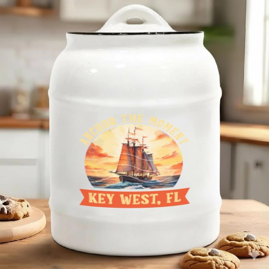 Florida Keys ANCHOR THE MOMENT KEY-WEST FL Ceramic Cookie Jars