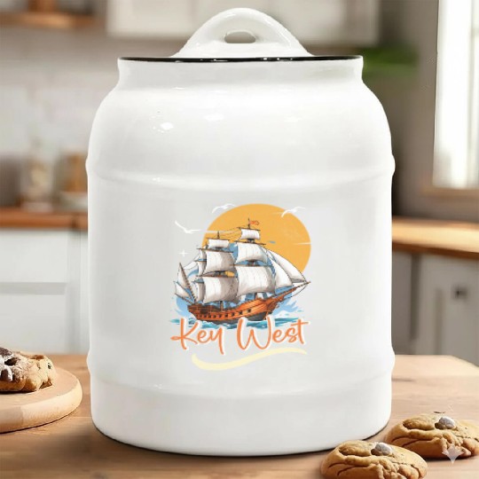 KEY-WEST FLORIDA Sunshine-State Florida Keys Ceramic Cookie Jars