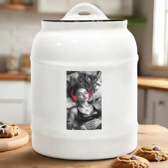 Aural Nirvana Ceramic Cookie Jars