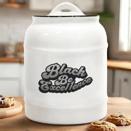 BBE Color Splash - Grayscale Ceramic Cookie Jars