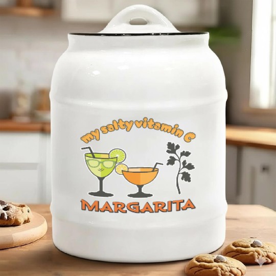 Margarita my salty vitamin C Ceramic Cookie Jars