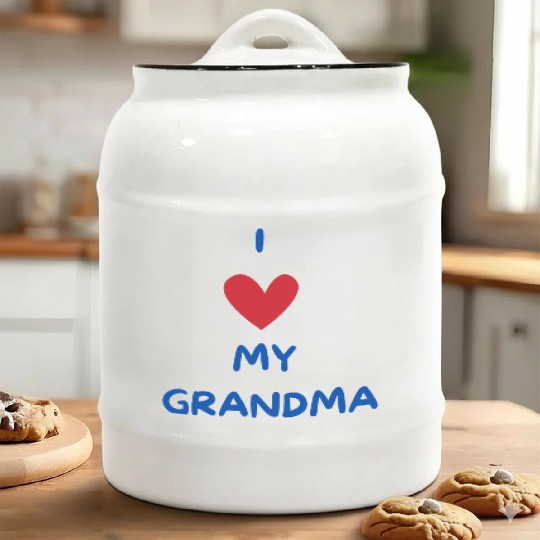 I Love My Grandma Ceramic Cookie Jars