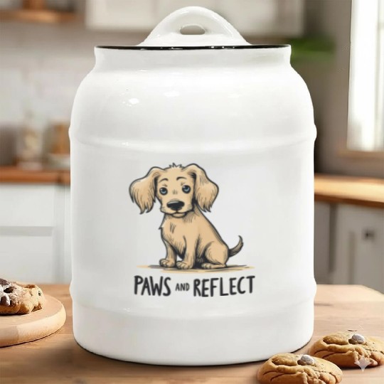 Cute Puppy | Cute Dog Design Ceramic Cookie Jars