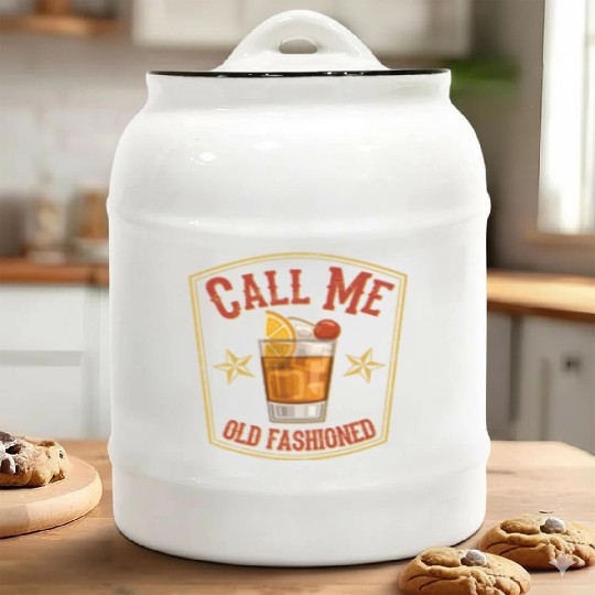 Call Me Old Fashioned Ceramic Cookie Jars