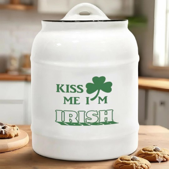 Kiss Me Im Irish 2025 Ceramic Cookie Jars