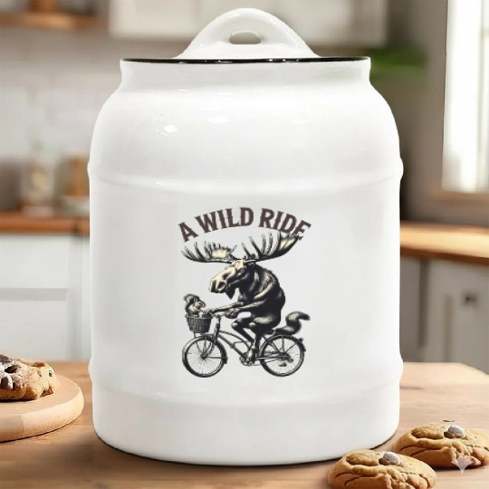 Moose wild ride Ceramic Cookie Jars