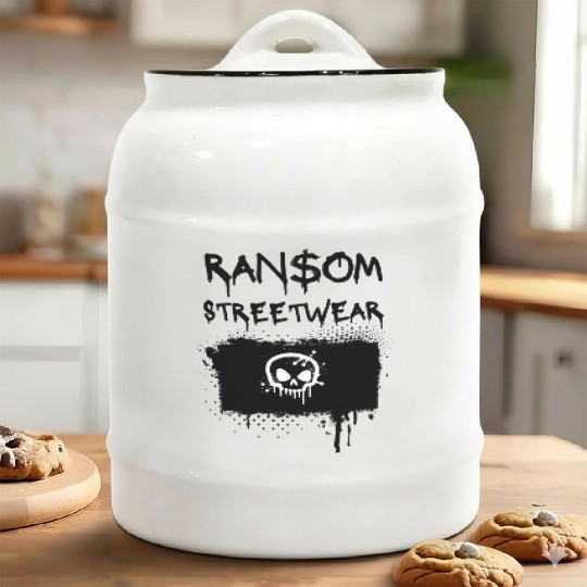RAN$OM STREETWEAR Ceramic Cookie Jars