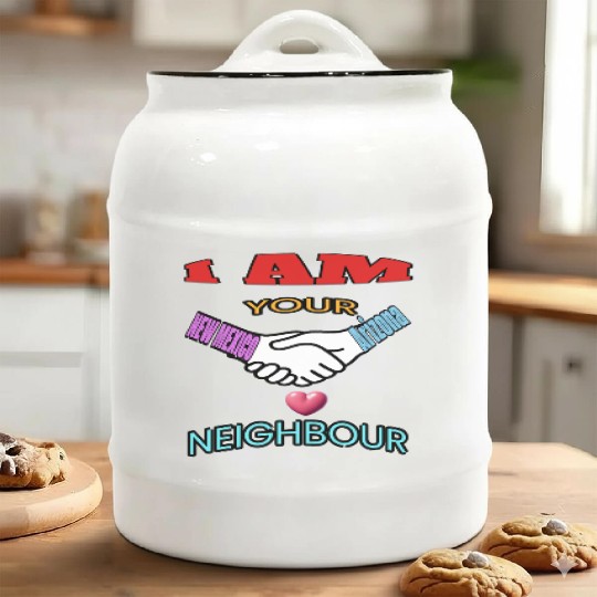 I AM YOUR NEIGHOUR NEW MEXICO AND Arizonna Ceramic Cookie Jars