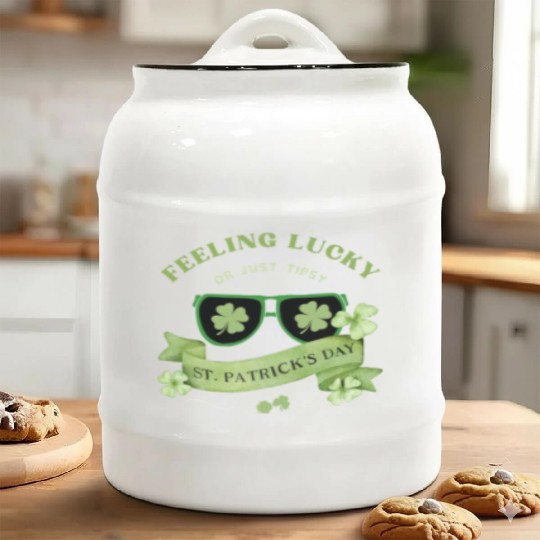 Feeling Lucky or Just Tipsy – St. Patrick’s Day Ceramic Cookie Jars