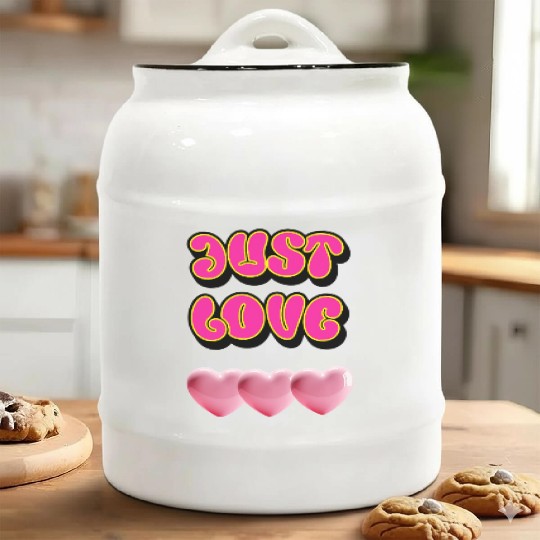 Just Love: Y2K 2000s Heart Ceramic Cookie Jars