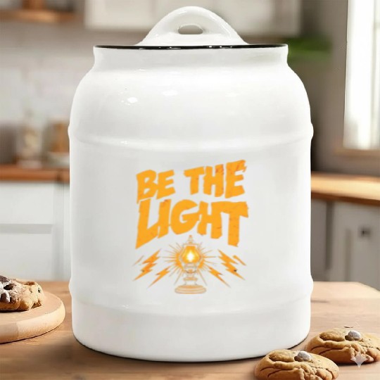 Be The Light – Inspirational Lantern Design with P Ceramic Cookie Jars