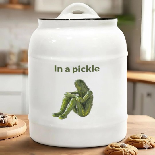 I'm in a Pickle – But This Is Just a Person Who Lo Ceramic Cookie Jars