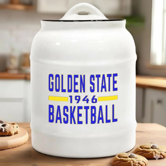 Golden State Basketball 1946 Classic Ceramic Cookie Jars