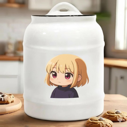 Cha Hae-In chibi version Ceramic Cookie Jars