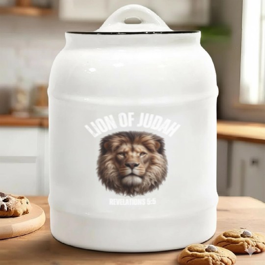 Lion of Judah Ceramic Cookie Jars