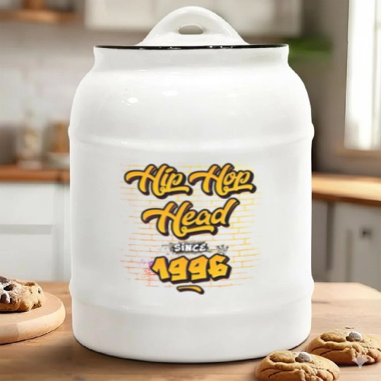 Hip-Hop Head Since 1996 - 29 Years of Street Beats Ceramic Cookie Jars