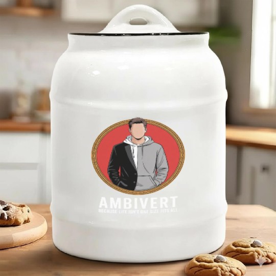 Ambivert Because Life Isn’t One Size Fits All Ceramic Cookie Jars