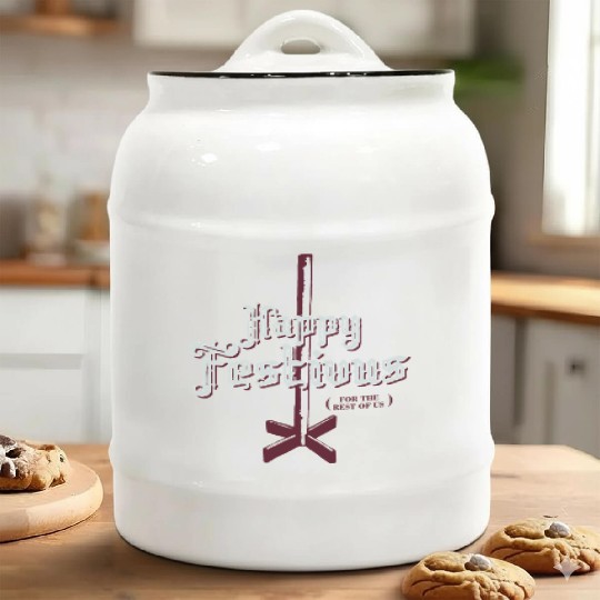 Happy Festivus For The Rest of Us Ceramic Cookie Jars