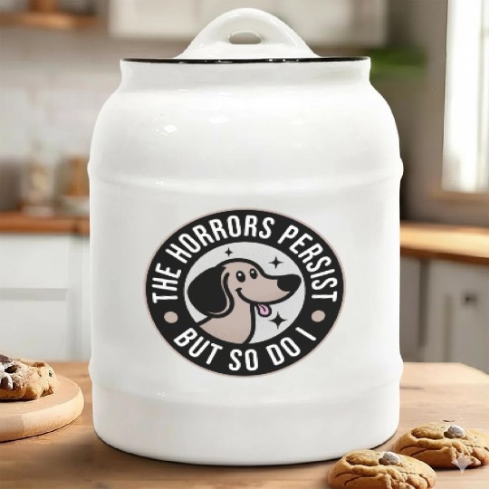 The Horrors persist but so do I Ceramic Cookie Jars