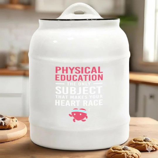 Pe Teacher Physical Education Ceramic Cookie Jars