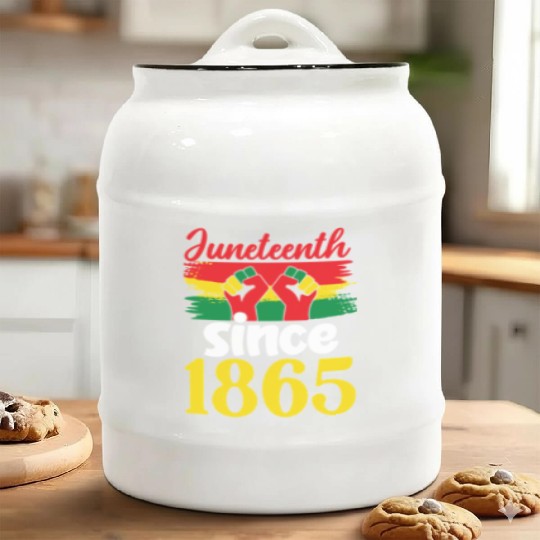 Juneteenth Since 1865 Ceramic Cookie Jars