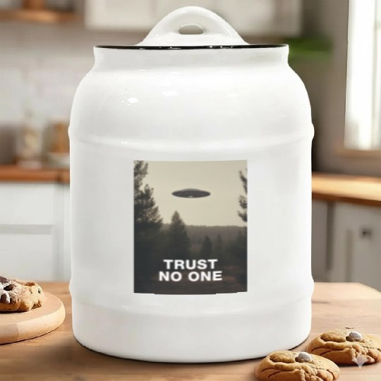 Trust No One/The X-Files poster, S01E24 1994 Ceramic Cookie Jars