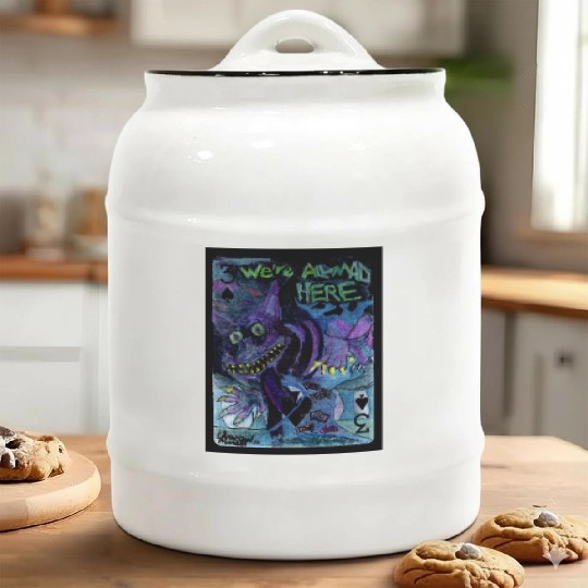 Alice in Wonderland Ceramic Cookie Jars