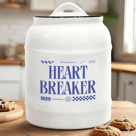 Heartbreaker – No Feelings Left Streetwear Ceramic Cookie Jars