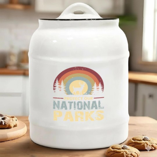 Protect our national parks Ceramic Cookie Jars