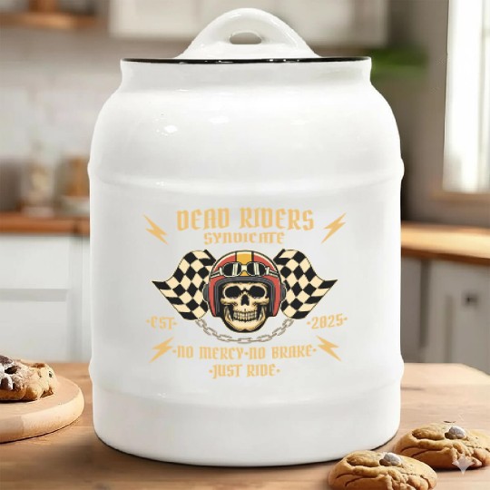 DEAD RIDERS SYNDICATE Ceramic Cookie Jars