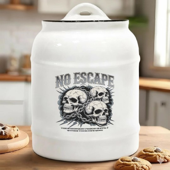 Chained Mind – Skull Streetwear Ceramic Cookie Jars