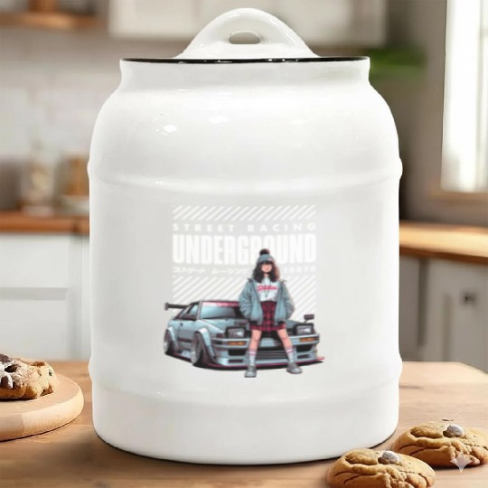 Japanese Underground Street Racing - JDM Car Ceramic Cookie Jars