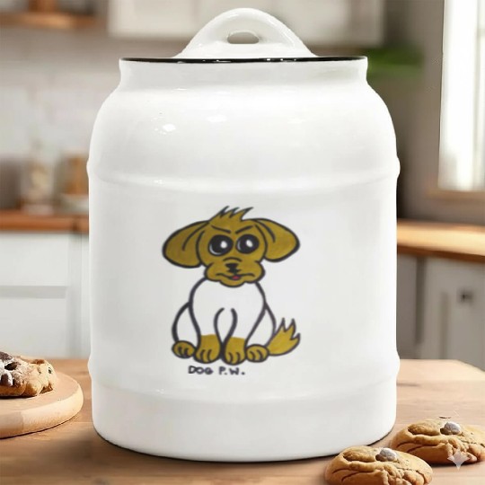 Puppy Ceramic Cookie Jars