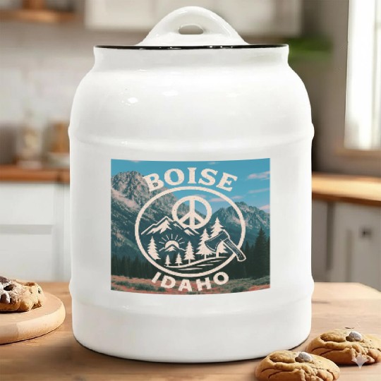 Boise, Idaho (B) Ceramic Cookie Jars