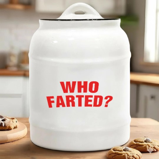 Who Farted? Ceramic Cookie Jars