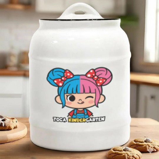 Toca Kindergarten  Ceramic Cookie Jars