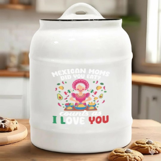 Mexican Moms Abuelita Grandma Food Gift Ceramic Cookie Jars