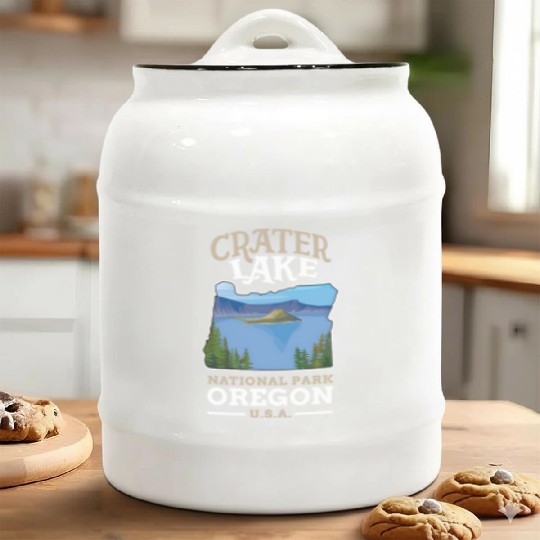 Crater Lake National Park US Oregon Ceramic Cookie Jars
