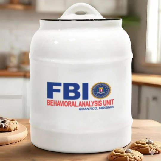 Criminal Minds BAU FBI Ceramic Cookie Jars