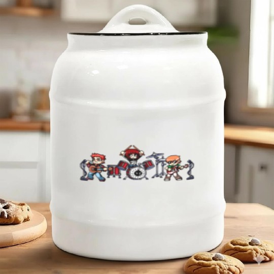 Scott Pilgrim Band Ceramic Cookie Jars
