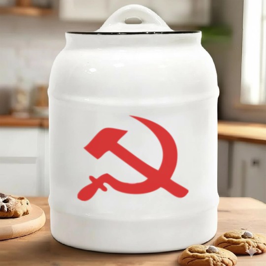 hammer and sickle Ceramic Cookie Jars