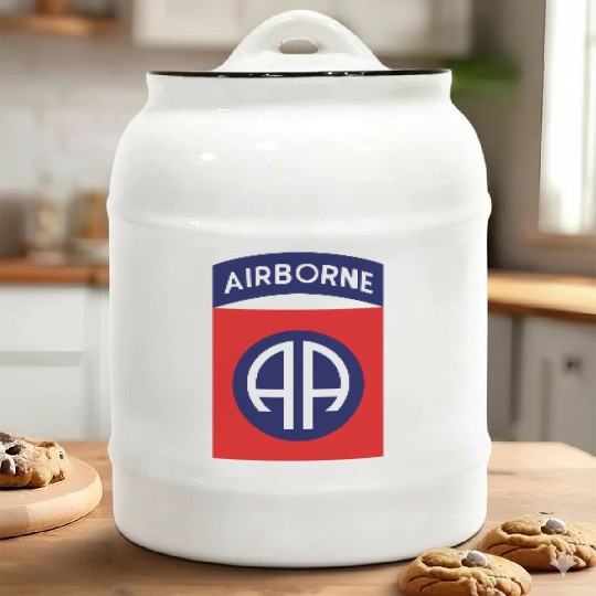 82nd Airborne Ceramic Cookie Jars