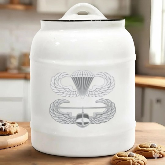 Airborne Air Assault Ceramic Cookie Jars