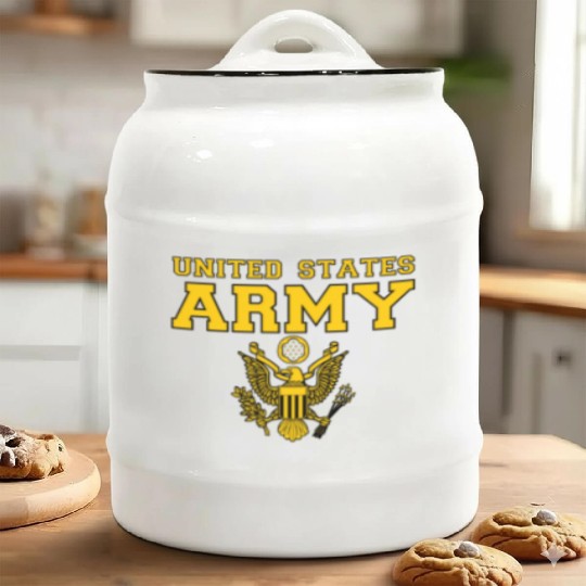 US Army Ceramic Cookie Jars