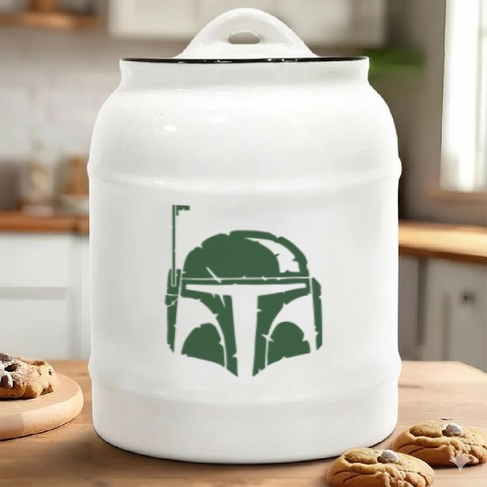 Boba Fett Helmet Worn Ceramic Cookie Jars