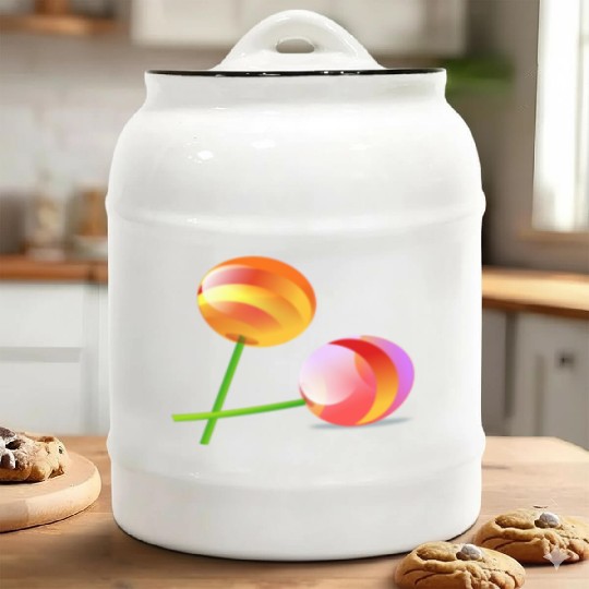lollipop Ceramic Cookie Jars
