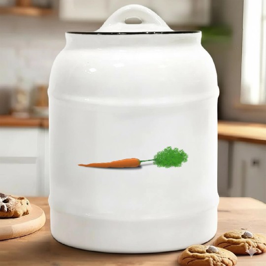 Carrot Ceramic Cookie Jars