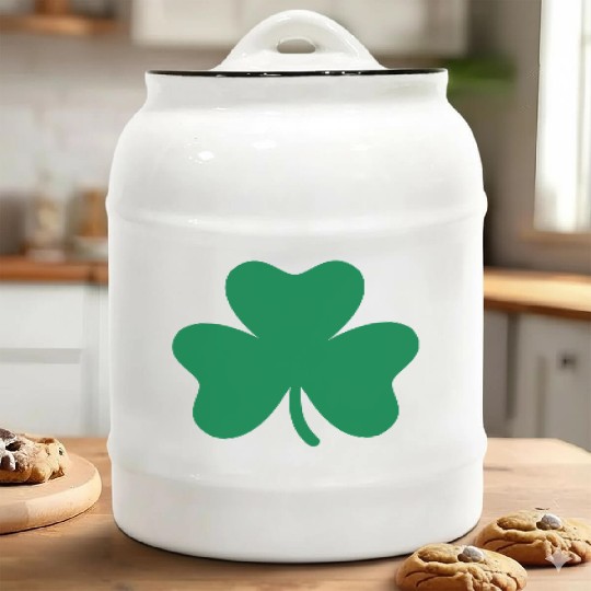 Shamrock Ceramic Cookie Jars