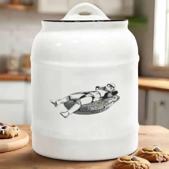 Star Wars stormtrooper relaxing Ceramic Cookie Jars